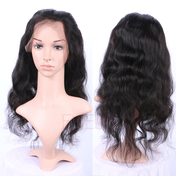 EMEDA Brazilian Hair body wave 360 Lace frontal with baby hair 360 Lace Virgin Hair Pre Plucked Lace Frontals HW026